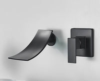 Robinet mural cascade encastré minimaliste L'art du robinet
