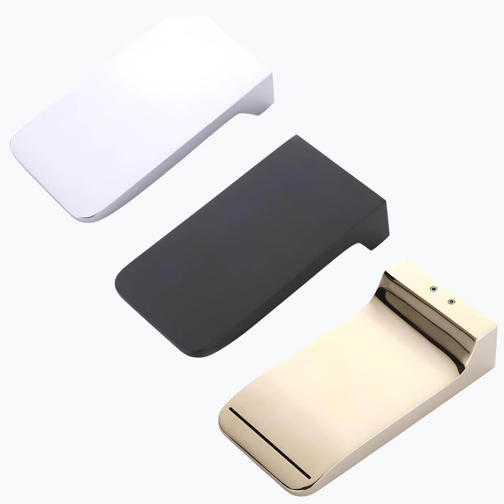 Robinet mural cascade laiton massif poli L'art du robinet