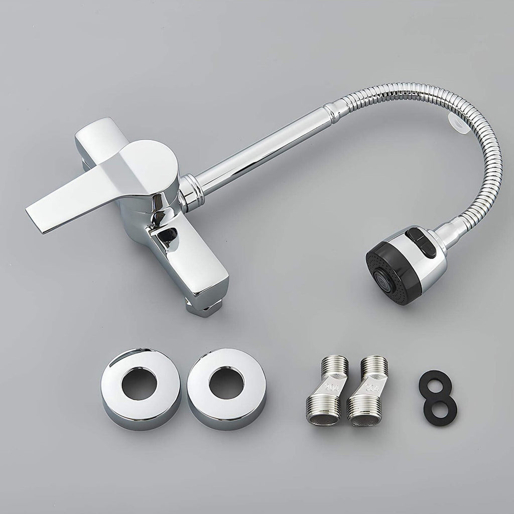 Robinet mural cuisine 2 fonctions bec orientable L'art du robinet