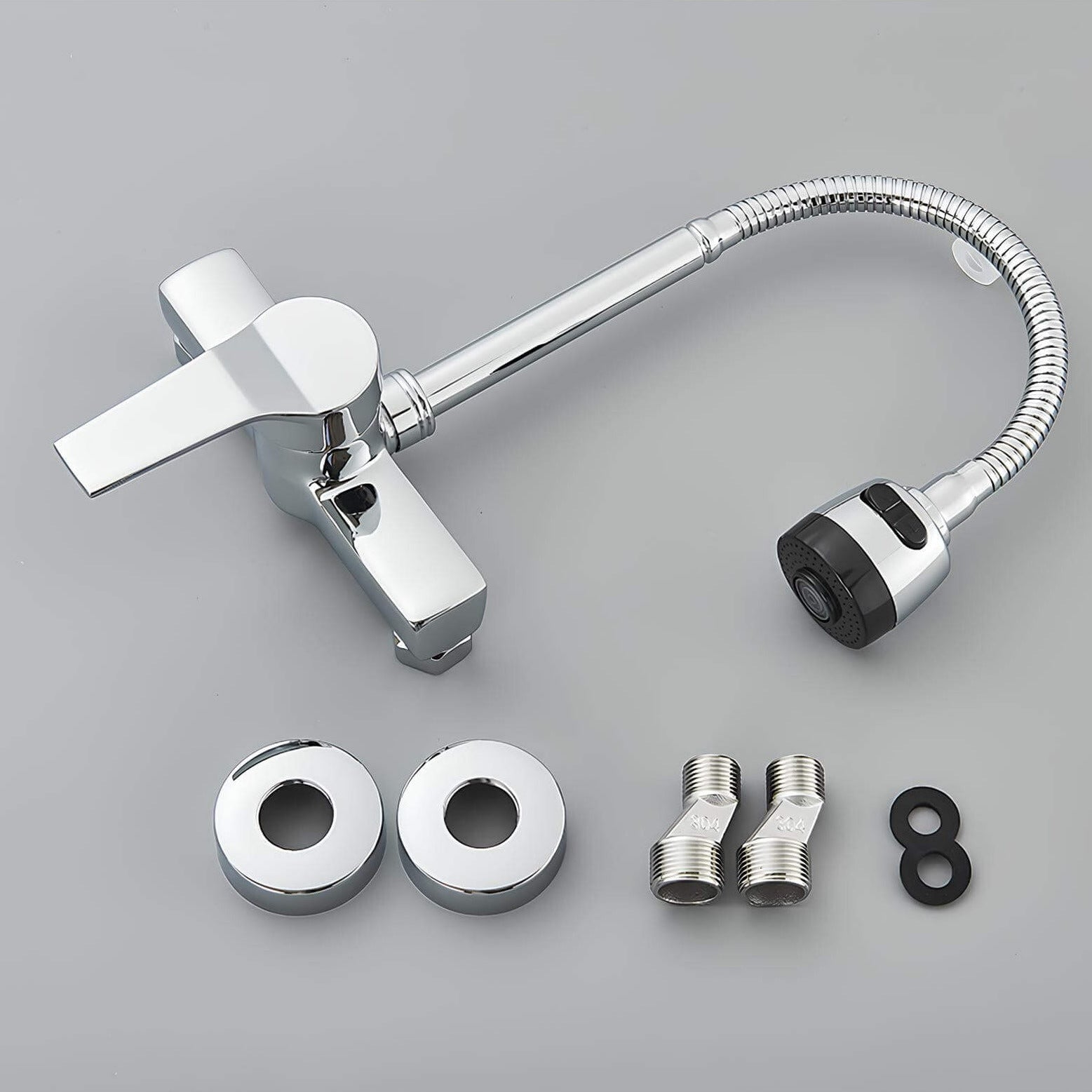Robinet mural cuisine 2 fonctions bec orientable L'art du robinet
