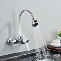 Robinet mural cuisine 2 fonctions bec orientable L'art du robinet