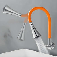 Robinet mural cuisine eau froide - Bec flexible 360° L'art du robinet