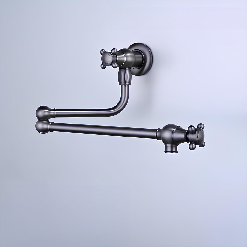 Robinet mural cuisine laiton bec pliable eau froide L'art du robinet