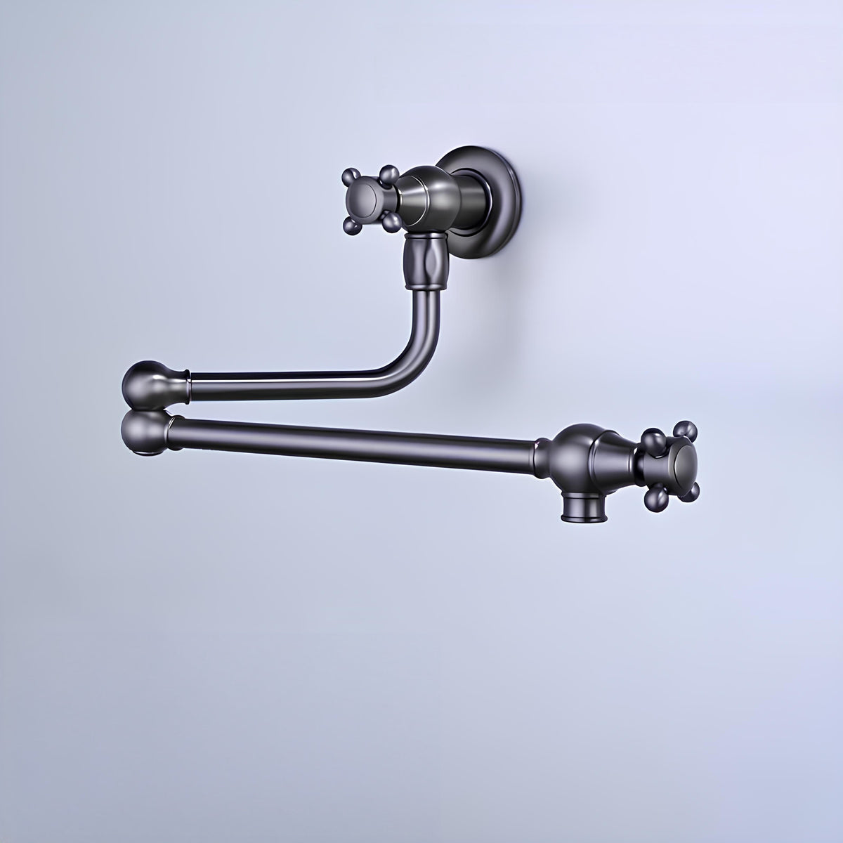 Robinet mural cuisine laiton bec pliable eau froide L'art du robinet