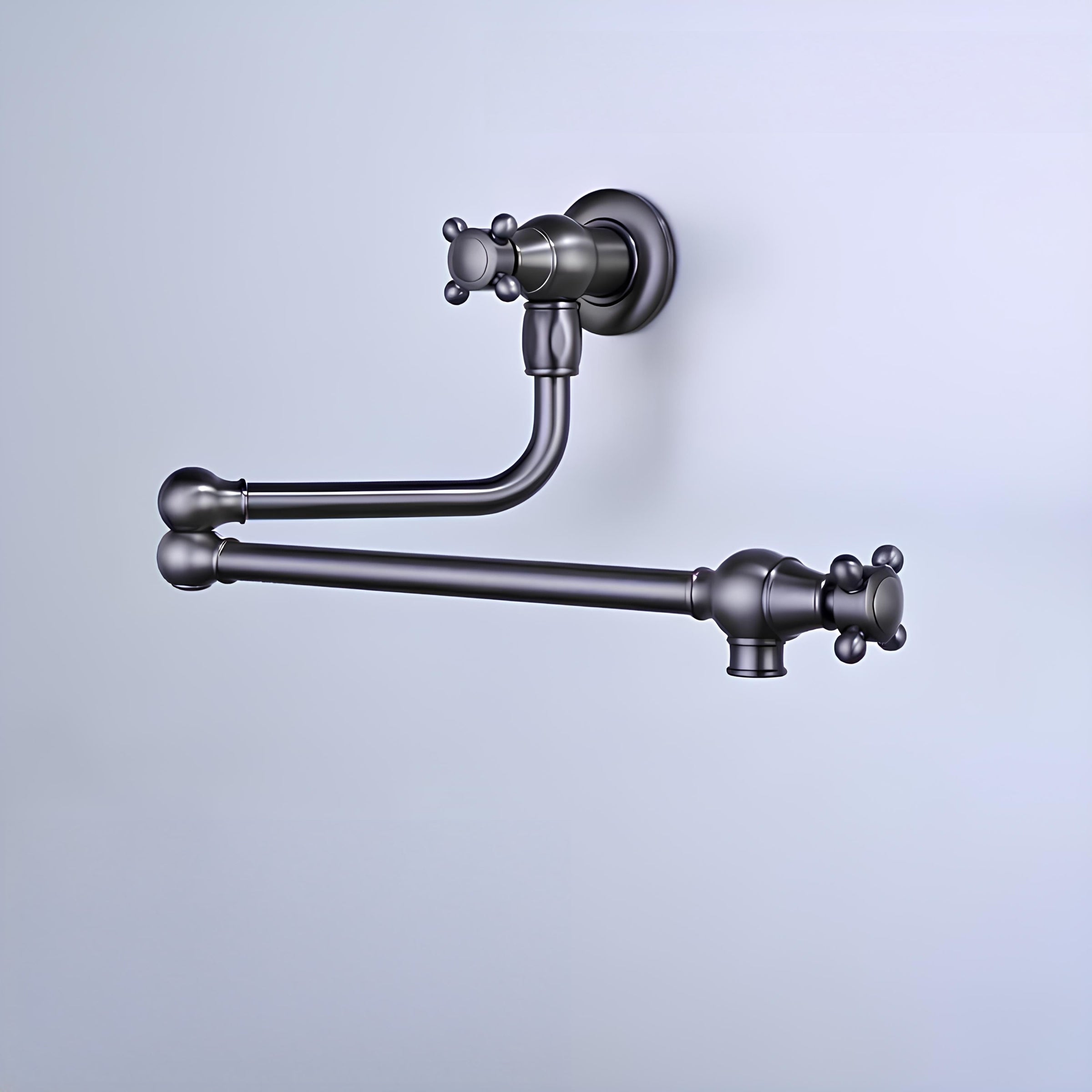 Robinet mural cuisine laiton bec pliable eau froide L'art du robinet