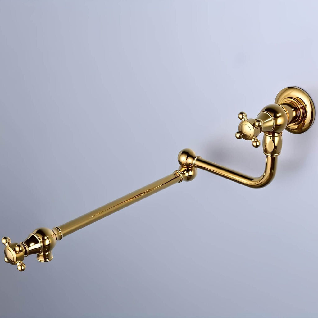 Robinet mural cuisine laiton bec pliable eau froide L'art du robinet