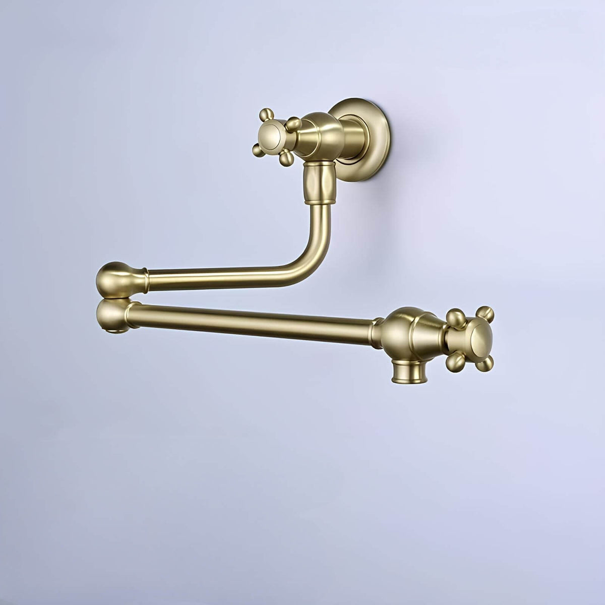 Robinet mural cuisine laiton bec pliable eau froide L'art du robinet
