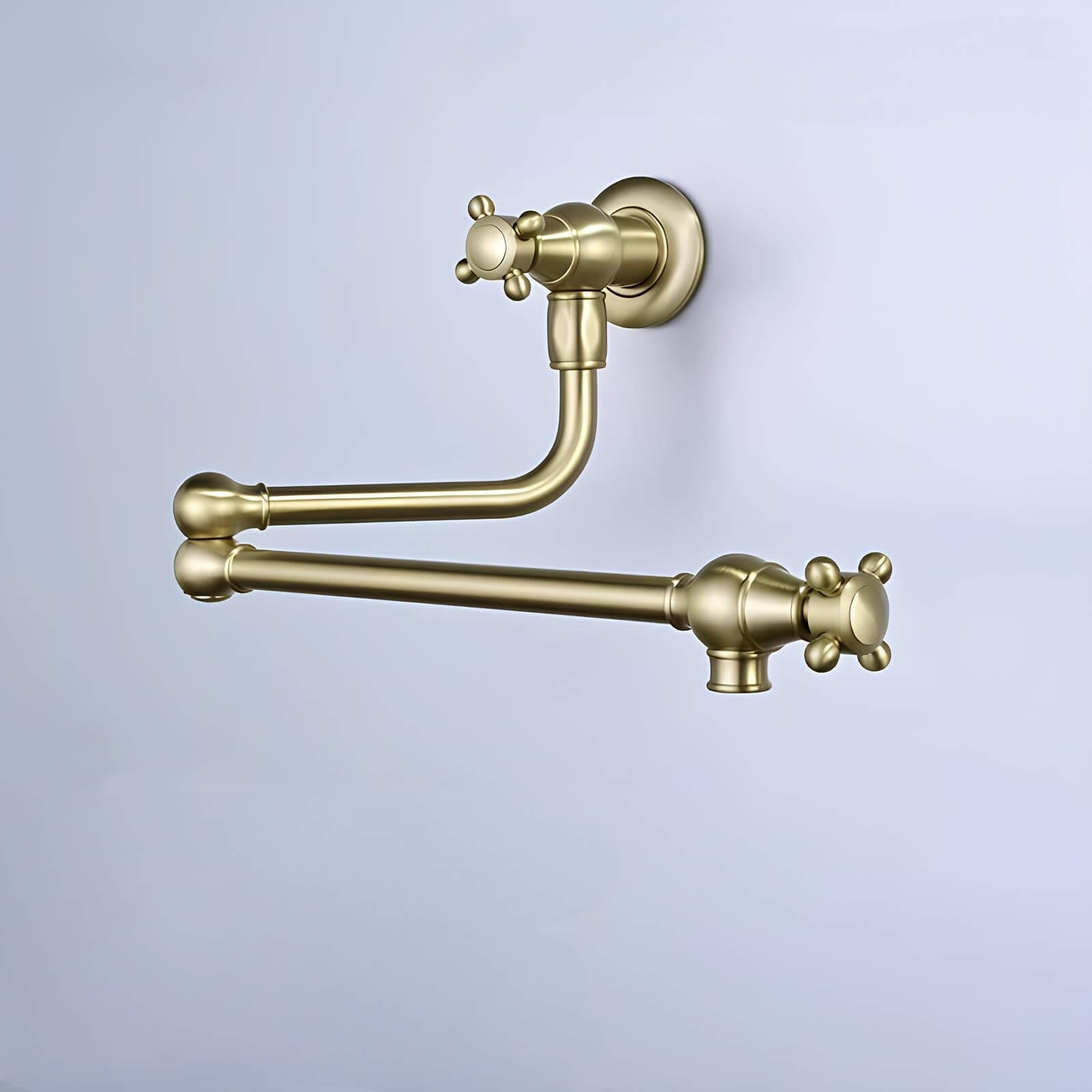 Robinet mural cuisine laiton bec pliable eau froide L'art du robinet