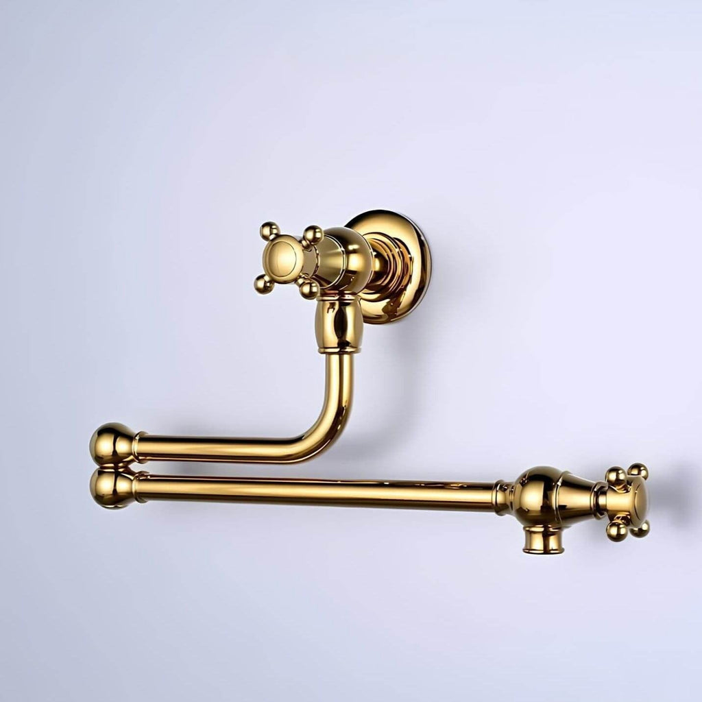 Robinet mural cuisine laiton bec pliable eau froide L'art du robinet