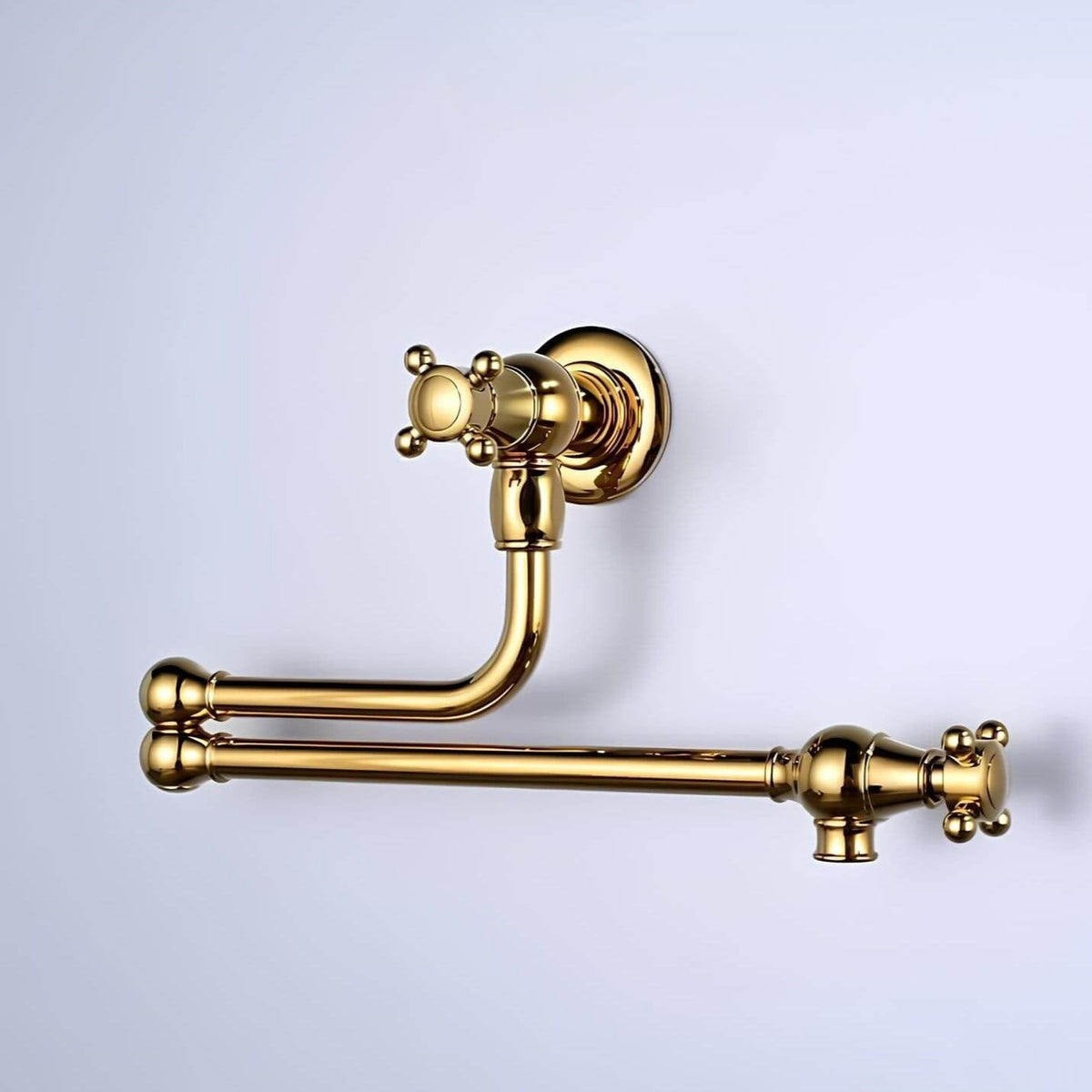 Robinet mural cuisine laiton bec pliable eau froide L'art du robinet