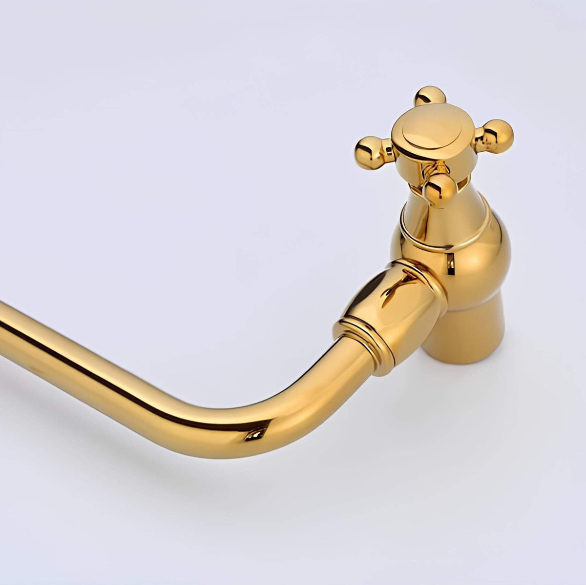 Robinet mural cuisine laiton bec pliable eau froide L'art du robinet