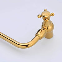 Robinet mural cuisine laiton bec pliable eau froide L'art du robinet