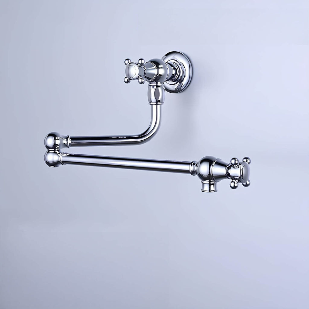 Robinet mural cuisine laiton bec pliable eau froide L'art du robinet