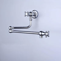 Robinet mural cuisine laiton bec pliable eau froide L'art du robinet