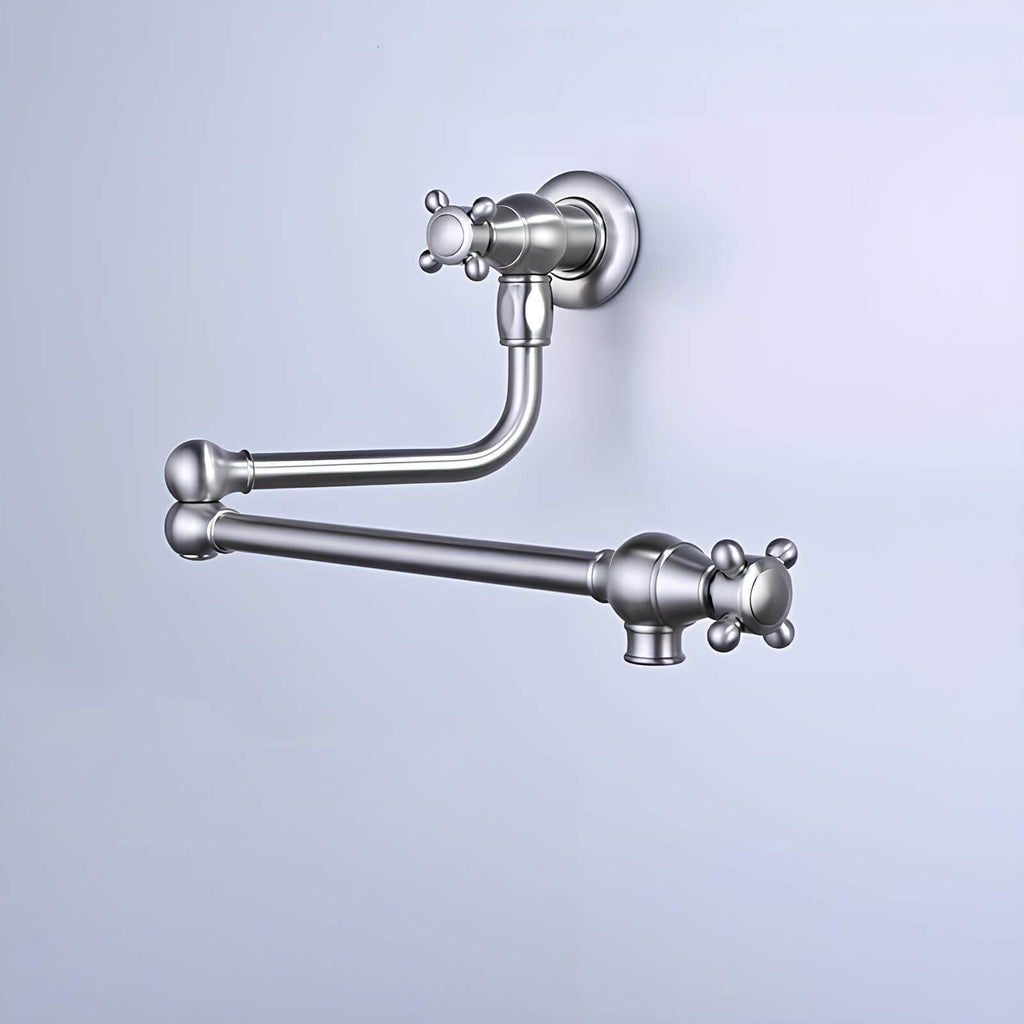 Robinet mural cuisine laiton bec pliable eau froide L'art du robinet