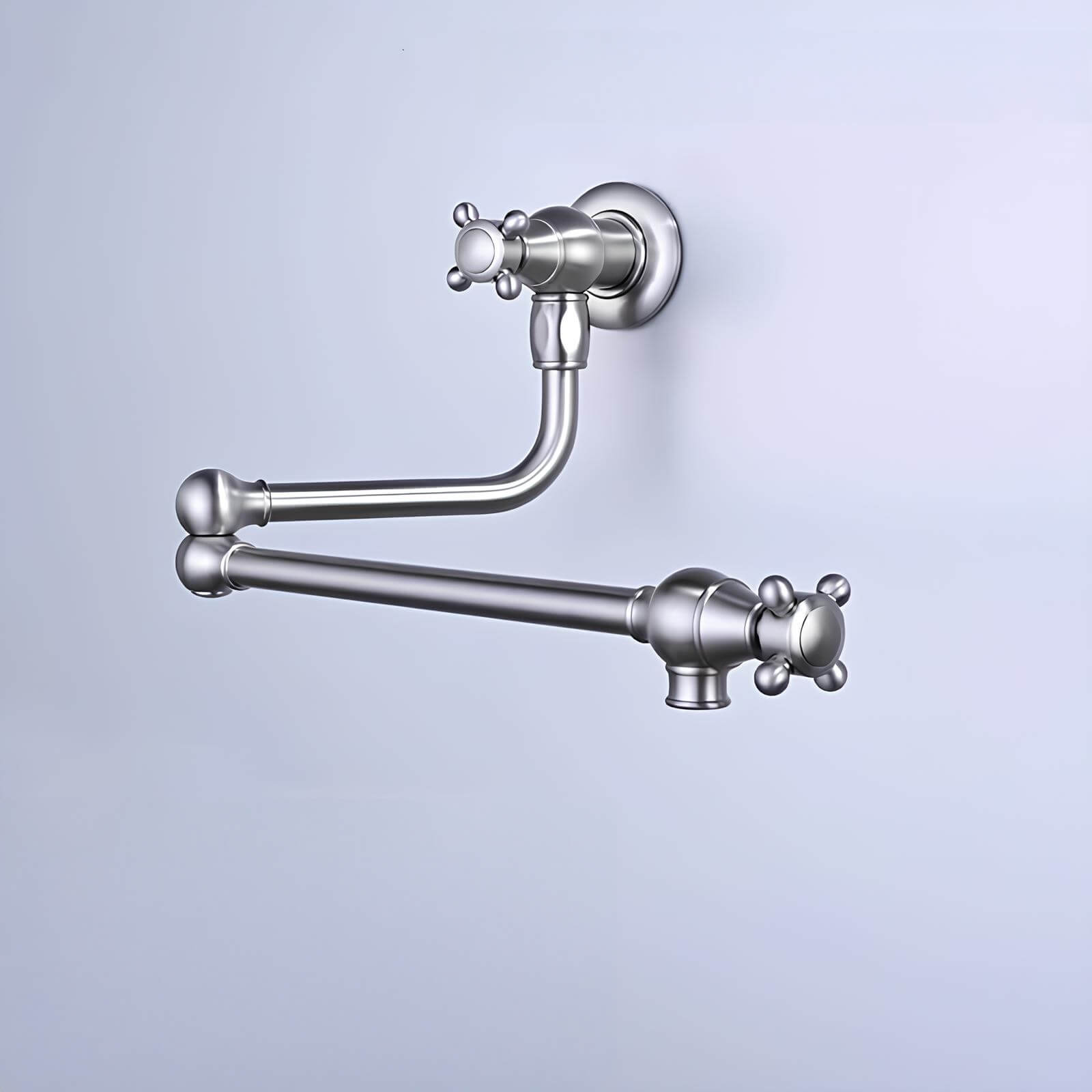 Robinet mural cuisine laiton bec pliable eau froide L'art du robinet