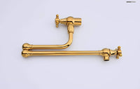 Robinet mural cuisine laiton bec pliable eau froide L'art du robinet