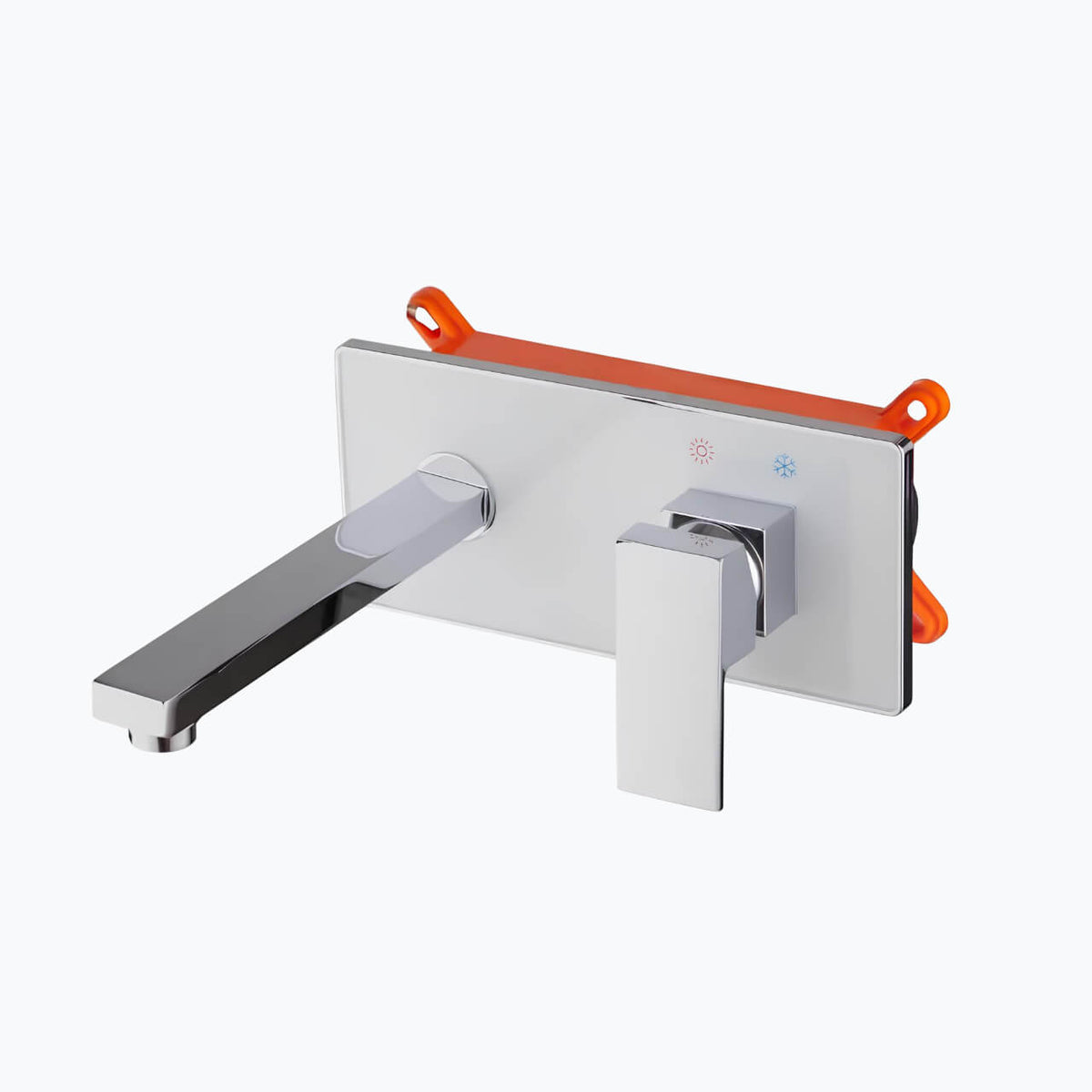 Robinet mural design rectangulaire minimaliste L'art du robinet