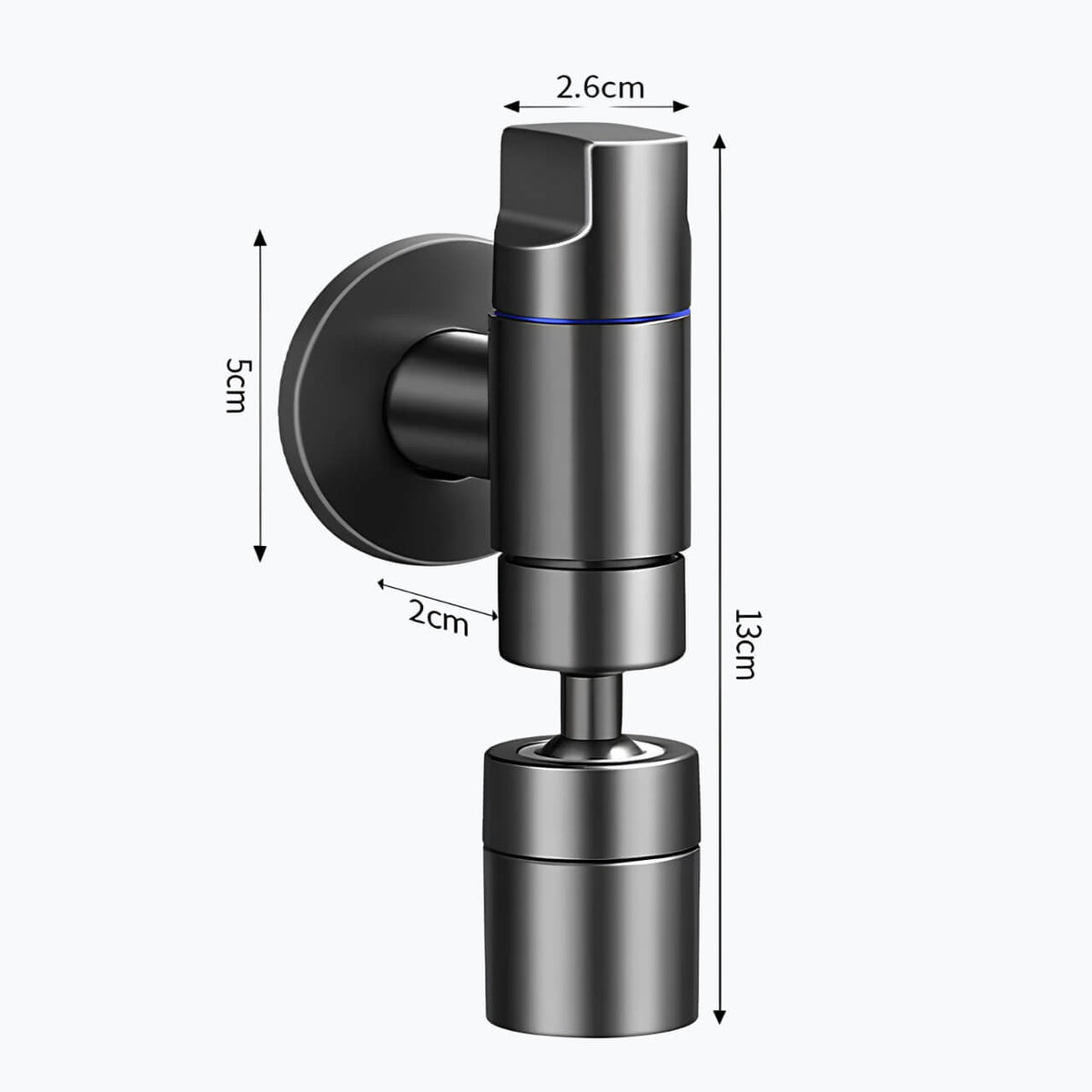 Robinet mural eau froide inox compact L'art du robinet