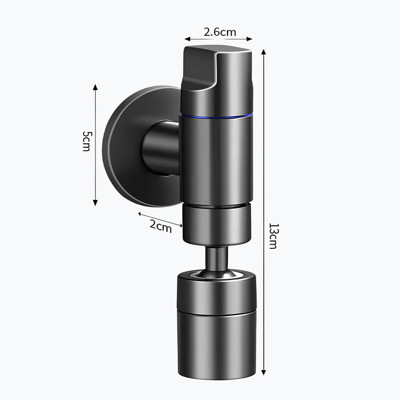 Robinet mural eau froide inox compact L'art du robinet