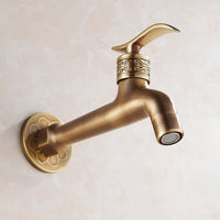 Robinet mural laiton eau froide buanderie et extérieur L'art du robinet