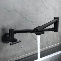 Robinet mural pliable eau froide bec rotatif cuisine L'art du robinet