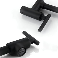 Robinet mural pliable eau froide bec rotatif cuisine L'art du robinet
