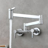 Robinet mural rabattable cuisine bec articulé L'art du robinet