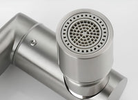 Robinet mural rabattable inox 360° L'art du robinet