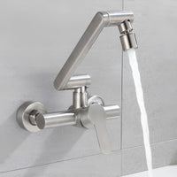 Robinet mural rabattable inox 360° L'art du robinet