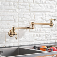 Robinet rabattable eau froide design laiton L'art du robinet