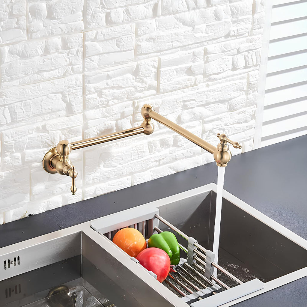 Robinet rabattable eau froide design laiton L'art du robinet