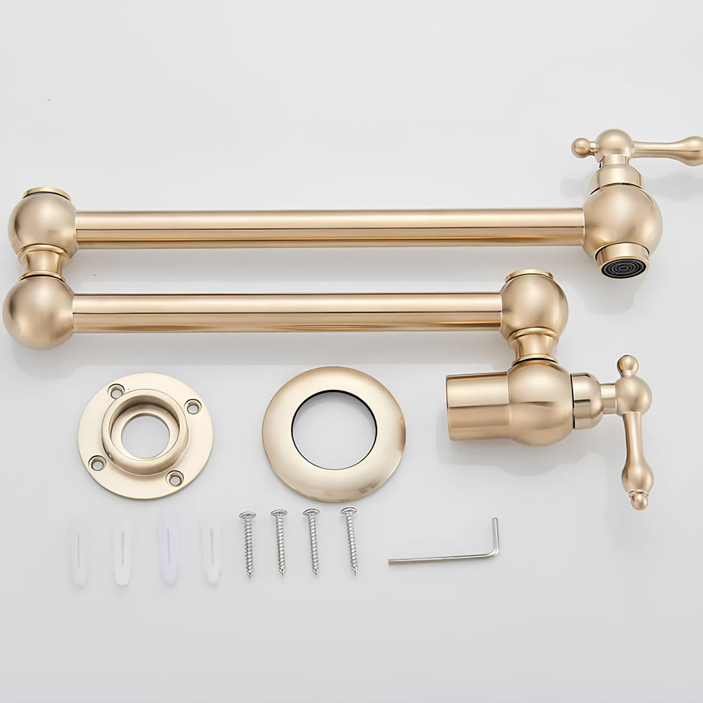 Robinet rabattable eau froide design laiton L'art du robinet