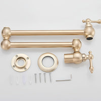 Robinet rabattable eau froide design laiton L'art du robinet