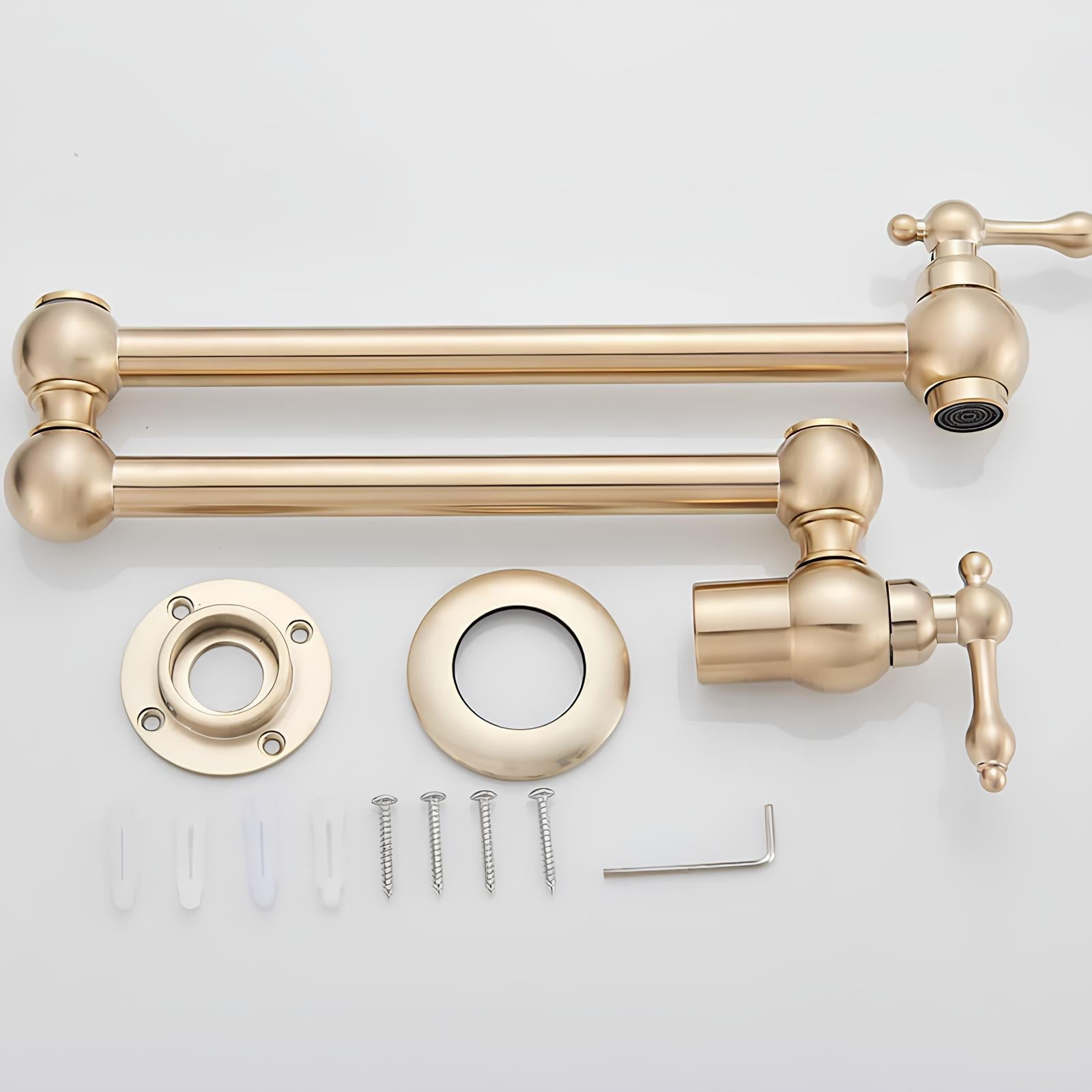 Robinet rabattable eau froide design laiton L'art du robinet