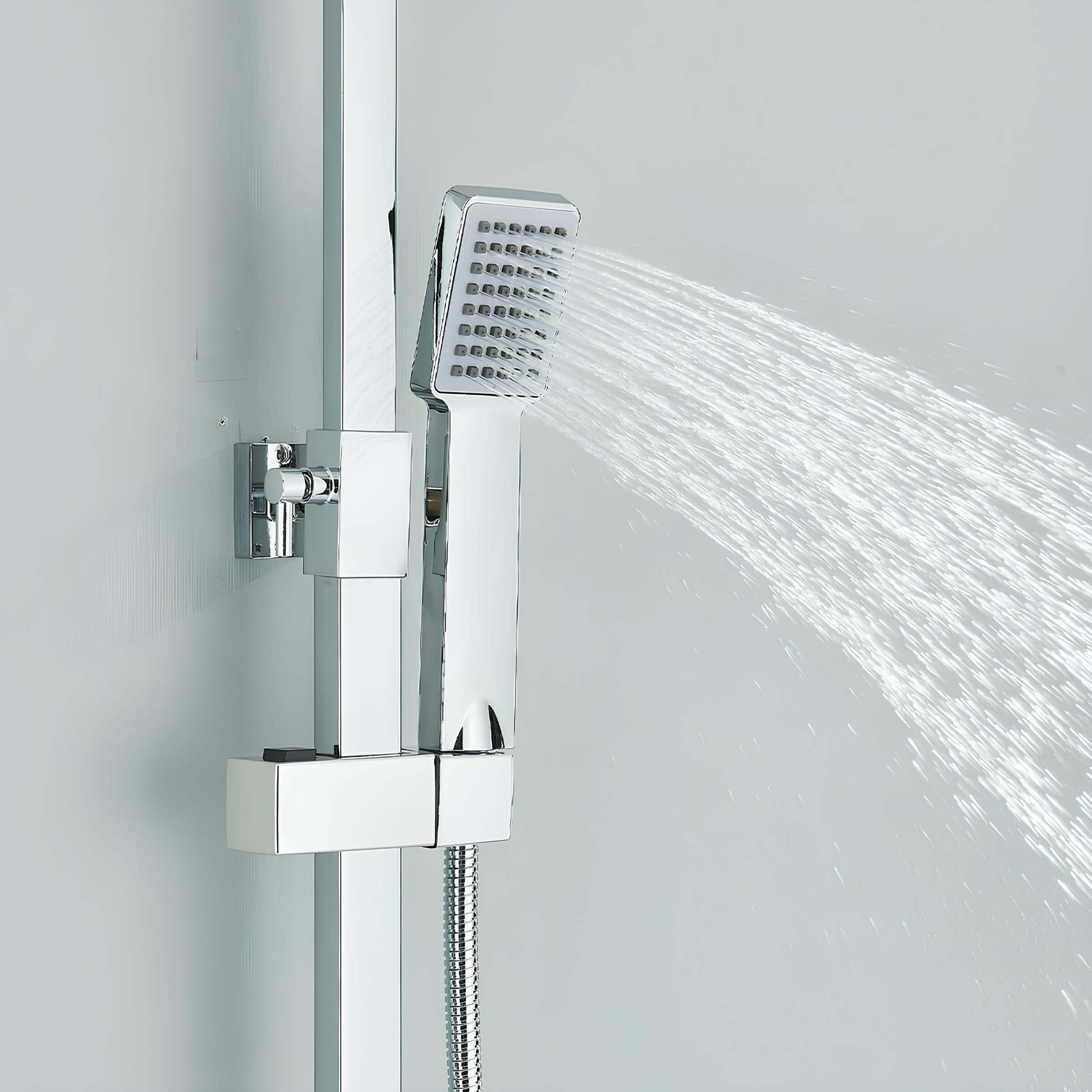Robinet thermostatique de douche murale chromé L'art du robinet