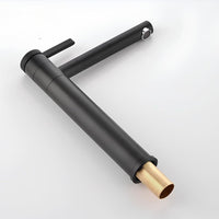 Robinet vasque blanc bec pivotant monocommande L'art du robinet