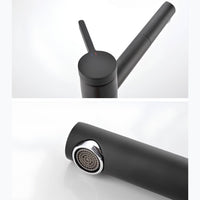 Robinet vasque blanc bec pivotant monocommande L'art du robinet