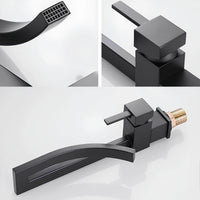 Robinet vasque carré design monocommande laiton poli L'art du robinet
