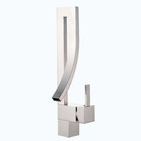 Robinet vasque carré design monocommande laiton poli L'art du robinet