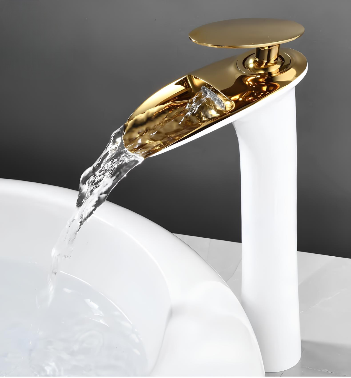 Robinet vasque cascade moderne design L'art du robinet