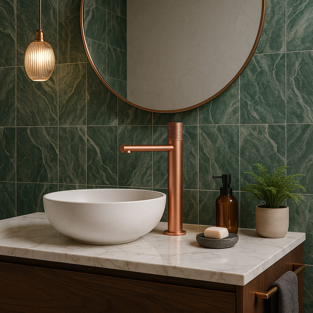 Robinet vasque design laiton massif 1 trou L'art du robinet