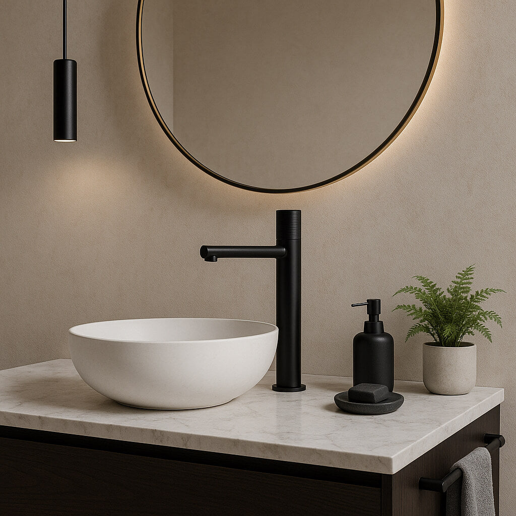 Robinet vasque design laiton massif 1 trou L'art du robinet