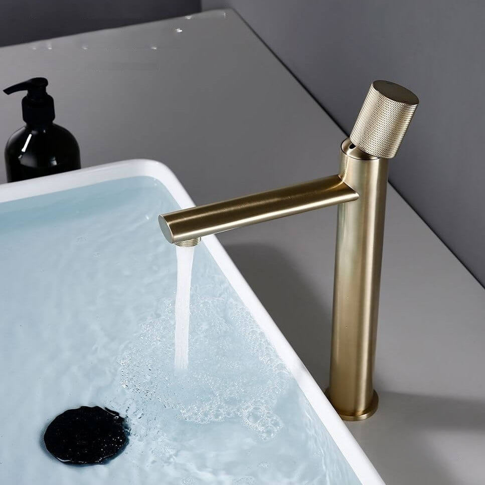 Robinet vasque design laiton massif 1 trou L'art du robinet