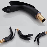 Robinet vasque design requin moderne laiton L'art du robinet