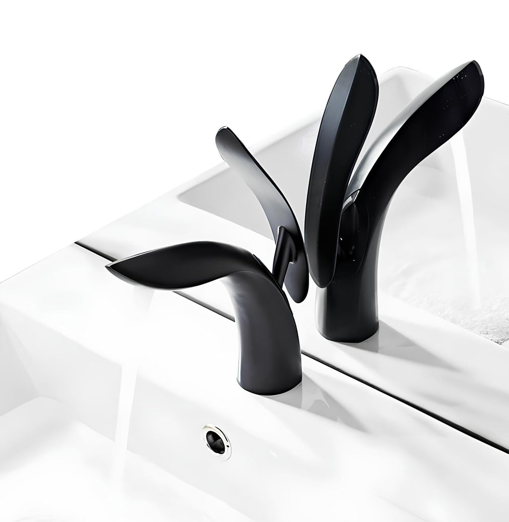 Robinet vasque design requin moderne laiton L'art du robinet