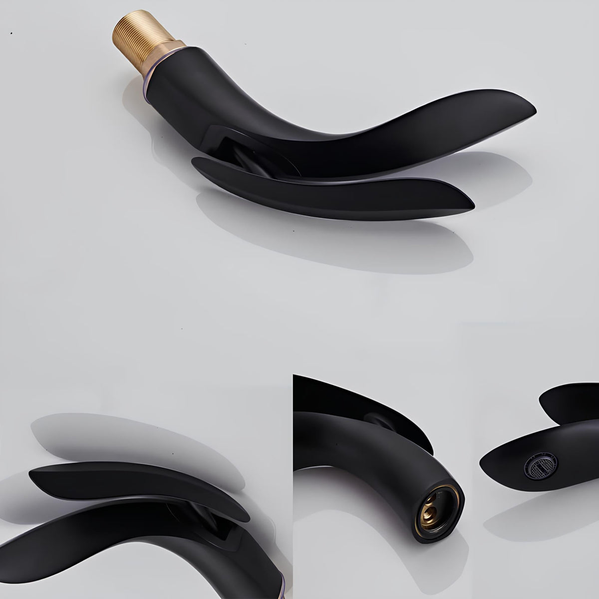 Robinet vasque design requin moderne laiton L'art du robinet