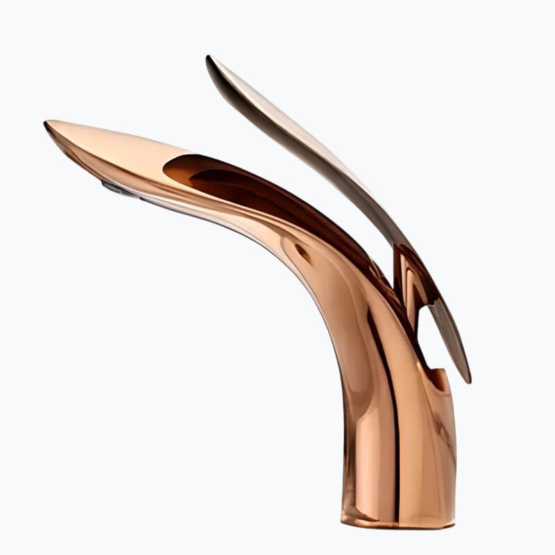 Robinet vasque design requin moderne laiton L'art du robinet