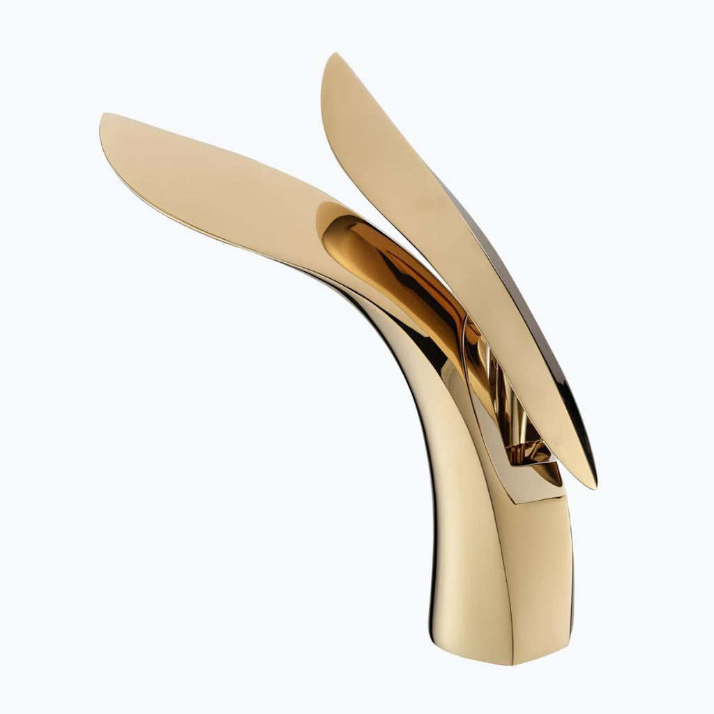 Robinet vasque design requin moderne laiton L'art du robinet
