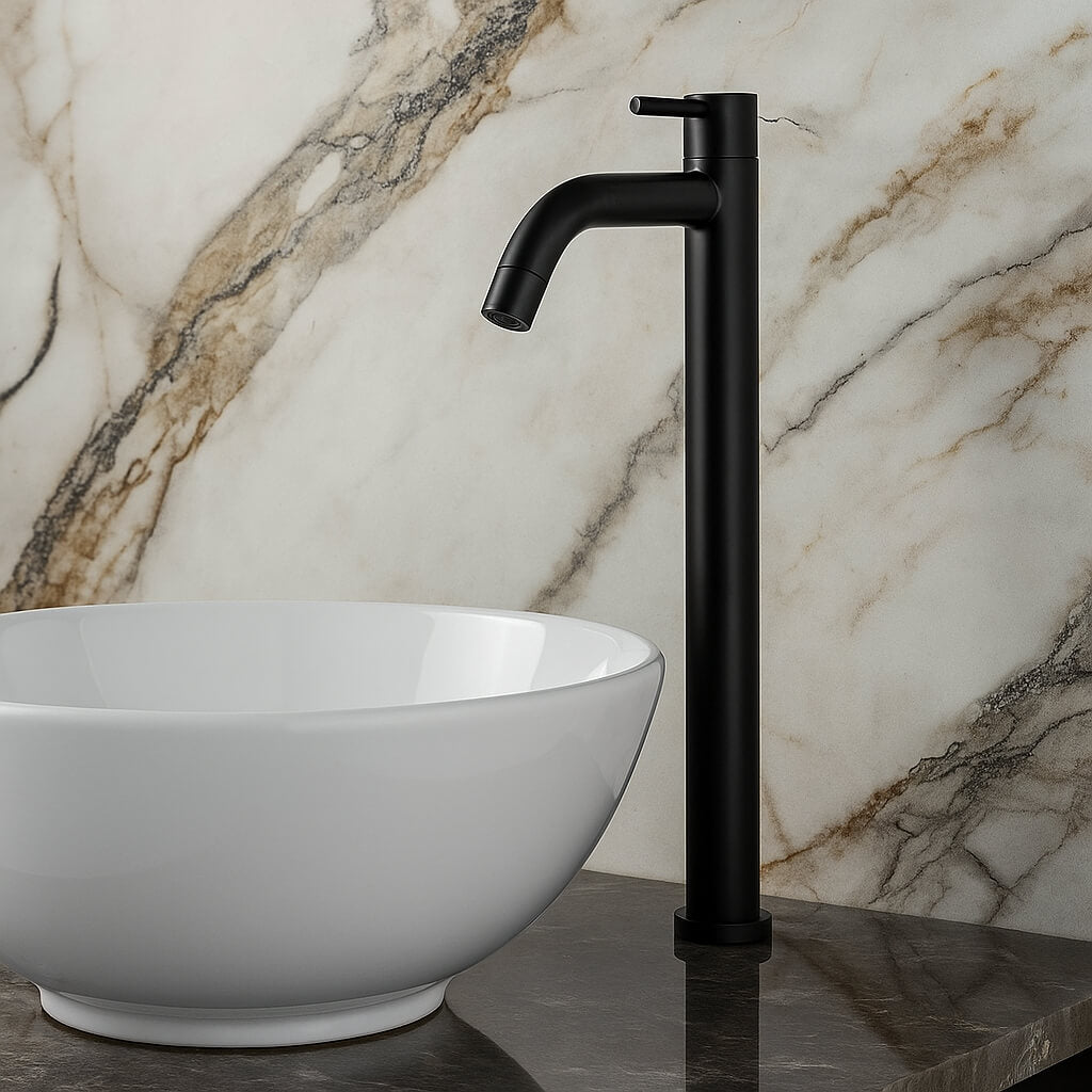 Robinet vasque eau froide inox brossé L'art du robinet